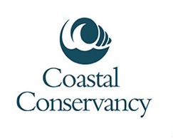 Logo of Coastal Conservancy featuring a stylized wave design.